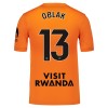 Original Trikotsatz Atlético Madrid Oblak 13 Orange Version Torwart 2025-26 Für Kinder